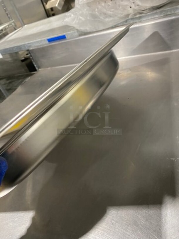 Stainless Steel Food Serving/ Showcase Pan! Great For Displaying Salads & Ready To Eat Foods! 4x Your Bid! - Image 3 of 4