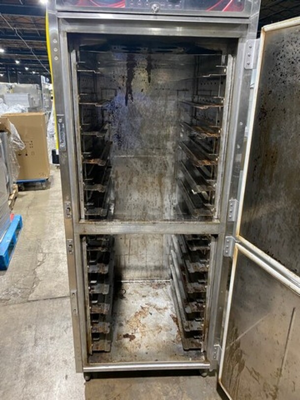 Cres Cor Commercial Electric Powered Split Door Roast-N-Hold Oven! All Stainless Steel! On Casters! Model: RO151FUA12DE4803Z SN: JBIJ0005151622 480V 60HZ 3 Phase - Image 5 of 9