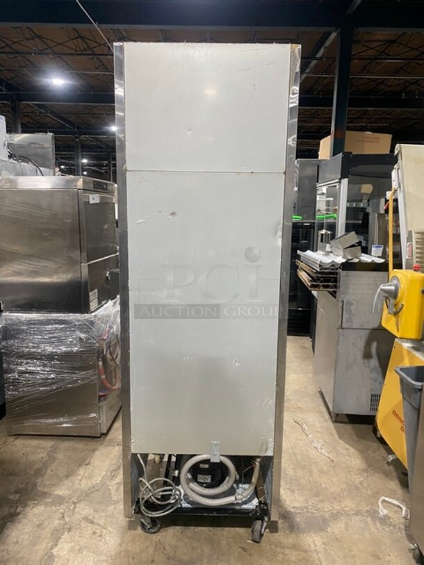 Turbo Air Commercial Single Door Reach In Refrigerator! All Stainless Steel! On Casters! Model: TSR23SD SN: DR23208043 115V 60HZ 1 Phase - Image 2 of 9