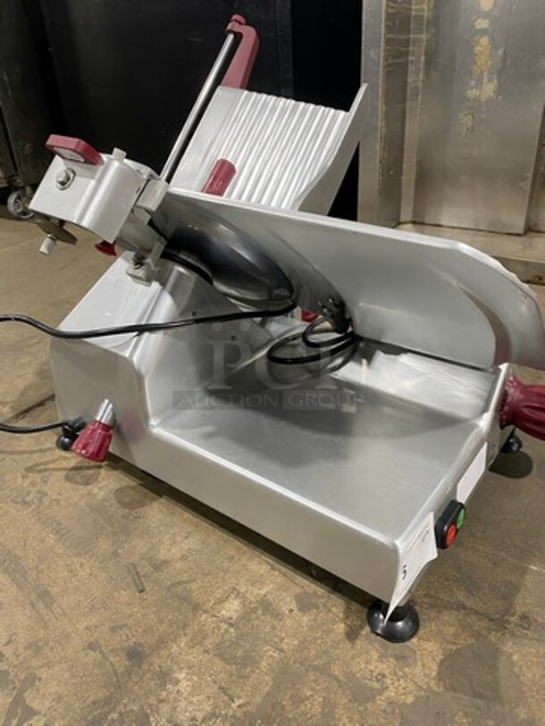 NICE! Berkel Commercial Countertop Deli/Meat Slicer! All Stainless Steel! Model: 827APLUS SN: EN1050111 115V 60HZ 1 Phase - Image 2 of 11