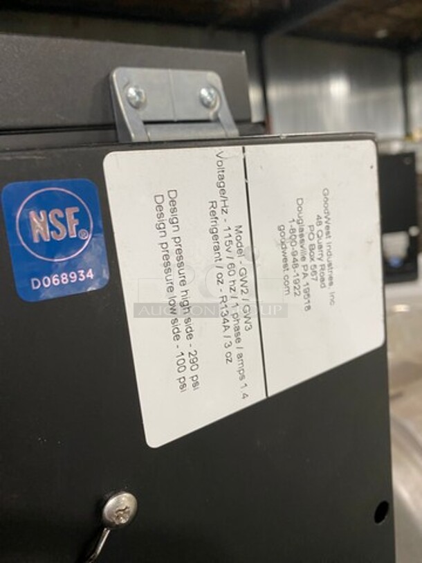 Good West Commercial Countertop Refrigerated Creamer/ Milk Dispenser! Model: GW3 115V 1 Phase - Image 7 of 8