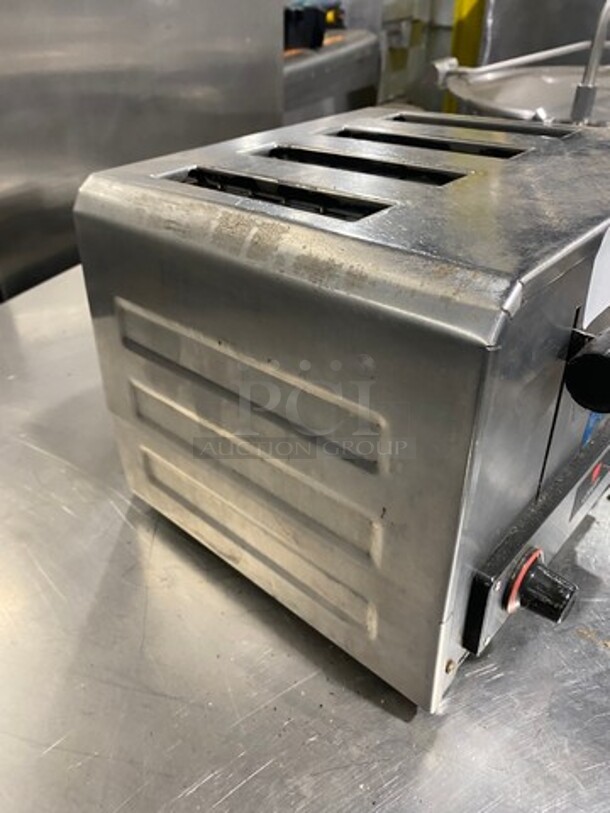 Waring Commercial Countertop Heavy Duty 4 Slot Toaster! Model: WCT800  120V - Image 3 of 8