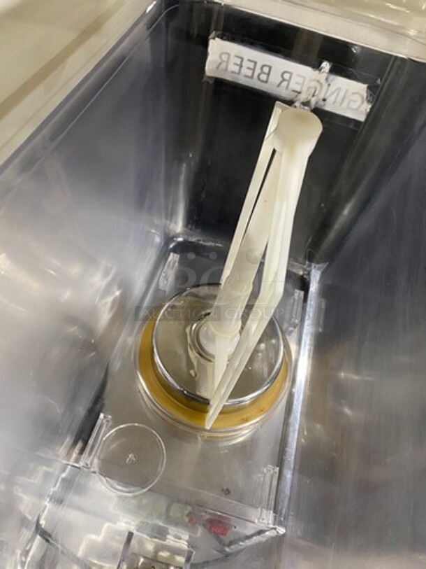 Commercial Countertop Dual Hopper Refrigerated Beverage Dispenser! Stainless Steel Body! - Image 4 of 10