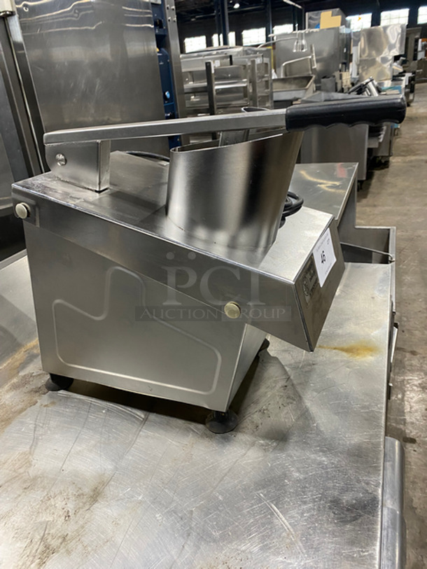 CELME Commercial Countertop Manual Vegetable Cutter/Slicer Machine! Perfect For Food Preparation! All Stainless Steel! Model: Chef600 SN: 12070002 115V 60HZ 1 Phase - Image 3 of 8