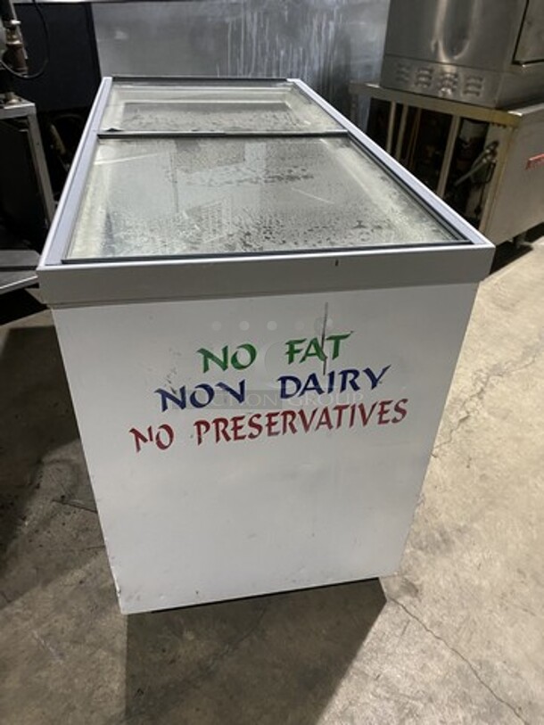 Vestfrost Floor Style Reach Down Ice Cream Freezer! Model IKG403 Serial 84314914! 115V 1 Phase!  - Image 3 of 9