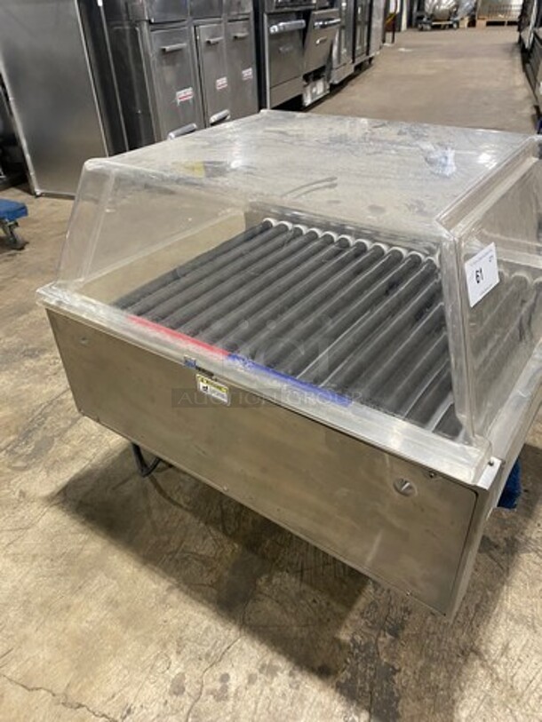 APW Wyott Commercial Countertop Hot Dog Roller Grill! All Stainless Steel! Model: HRSDI45 SN: HRS450821A0059 120V 60HZ 1 Phase - Image 2 of 8