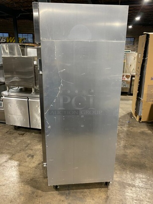 Continental Commercial Single Door Reach In Freezer! All Stainless Steel! On Casters! Model: 1FE SN: 14878381 115V 60HZ 1 Phase - Image 2 of 9