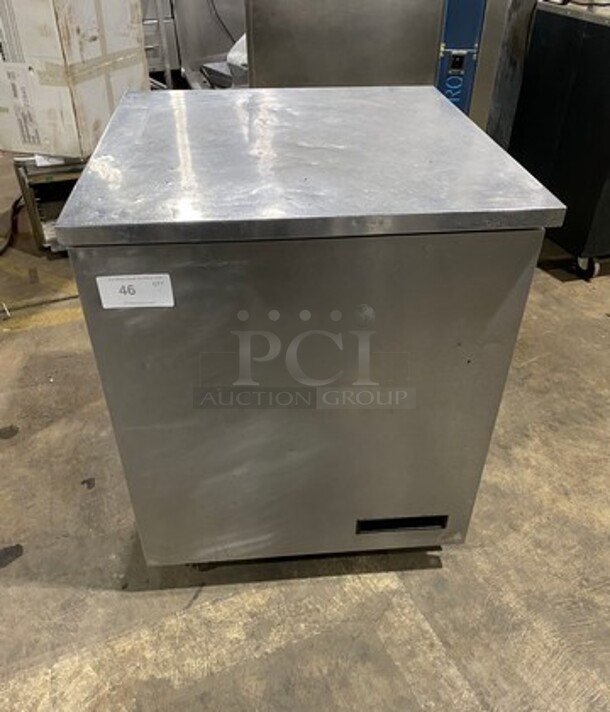 Delfield Commercial Single Door Lowboy/Worktop Cooler! Stainless Steal! MODEL 406 SN:0809152001376 115V