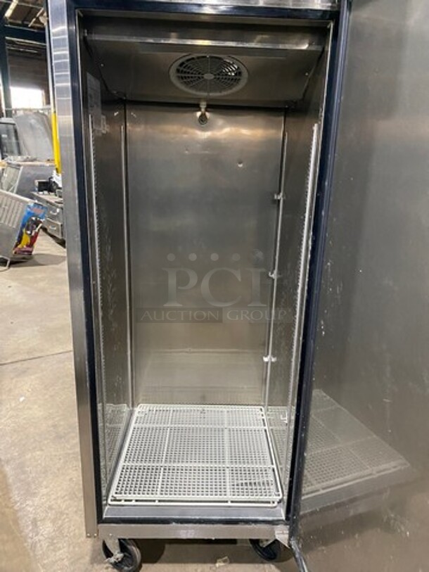 Turbo Air Commercial Single Door Reach In Freezer! All Stainless Steel! On Casters! Model: M3F241 SN: M3F2L7Z126 115V 60HZ 1 Phase - Image 5 of 9