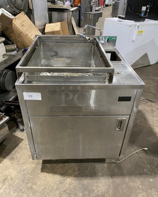Falcon Fabricators Commercial Electric Powered Commercial Pasta Cooker/Rethermalizer! With Backsplash! All Stainless Steel! On Casters! Model: RTC16 - Image 1 of 9