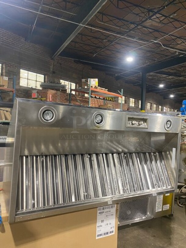 AMAZING! ALL ONE MONEY! Wolf Commercial Gas Powered 6 Burner Stove! With Center Mini Flat Top Griddle! With 1 Full Size & 1 Mini Oven Underneath! With Ventilation Hood System! All Stainless Steel! - Image 10 of 12