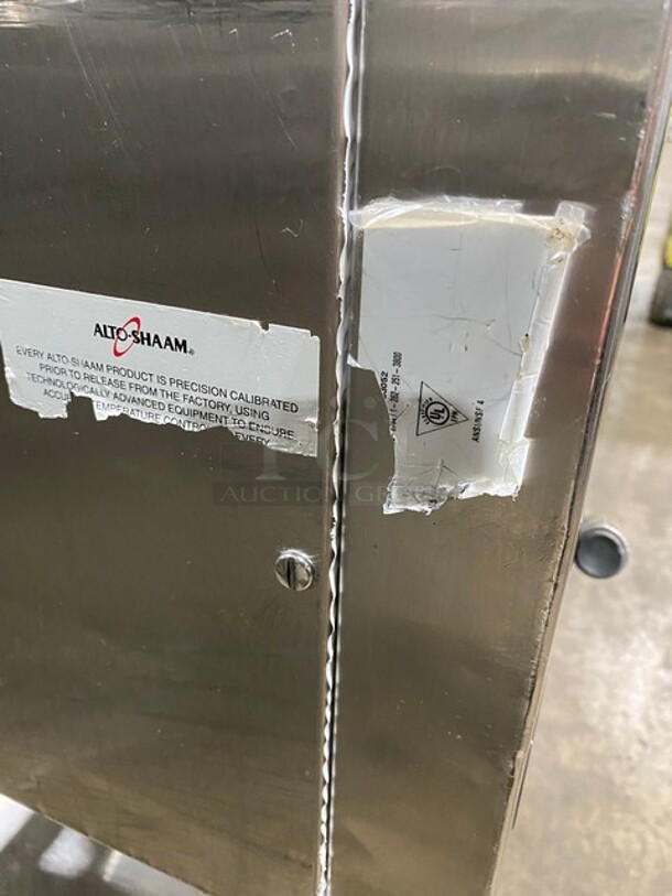 Sweet! Late Model 2016 Alto Shaam Commercial Electric Powered Combitherm Convection Oven! With Underneath Storage Space! All Stainless Steel! On Legs! Working When Removed! - Image 11 of 12