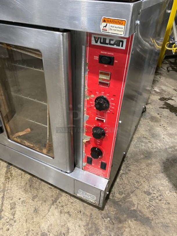 Vulcan Commercial Natural Gas Powered Double Deck Convection Oven! With View Through Doors! Metal Oven Racks! All Stainless Steel! On Casters! 2x Your Bid Makes One Unit! - Image 8 of 9