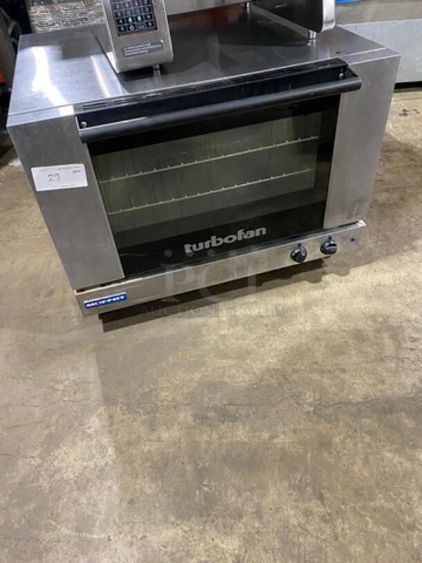 Turbofan Moffat Commercial Countertop Electric Powered Convection Oven! All Stainless Steel! Model: E27M3 SN: 740004 208V 60HZ 1 Phase - Image 1 of 8
