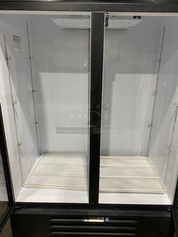 Beverage Air! Commercial 2 Door Reach In Cooler Merchandiser! With View Through Doors! With Poly Coated Racks! MODEL LV491B 115V 1PH - Image 5 of 9