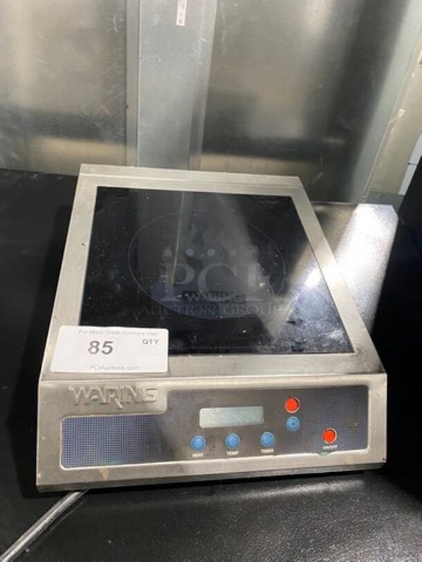 Waring Commercial Countertop Electric Powered Single Burner Induction Range! Model: WIH400 SN: 141205 120V - Image 1 of 7