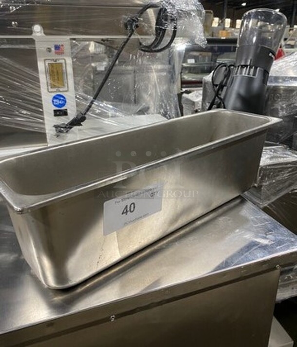 Commercial Steam Table/ Prep Table Food Pan! All Stainless Steel! - Image 1 of 4