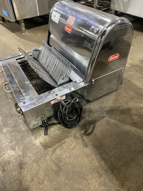 Berkel Commercial Countertop Bread Loaf Slicer! All Stainless Steel! Model MB! 115V 1 Phase! Working! - Image 2 of 9