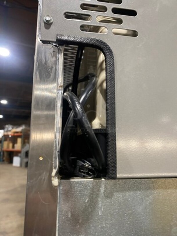 Liebherr Commercial Split Door Reach-In Freezer! Solid Stainless Steel! On Casters! Working When Removed!  Model: GFT21S2HC SN: 852253746 115V - Image 9 of 9
