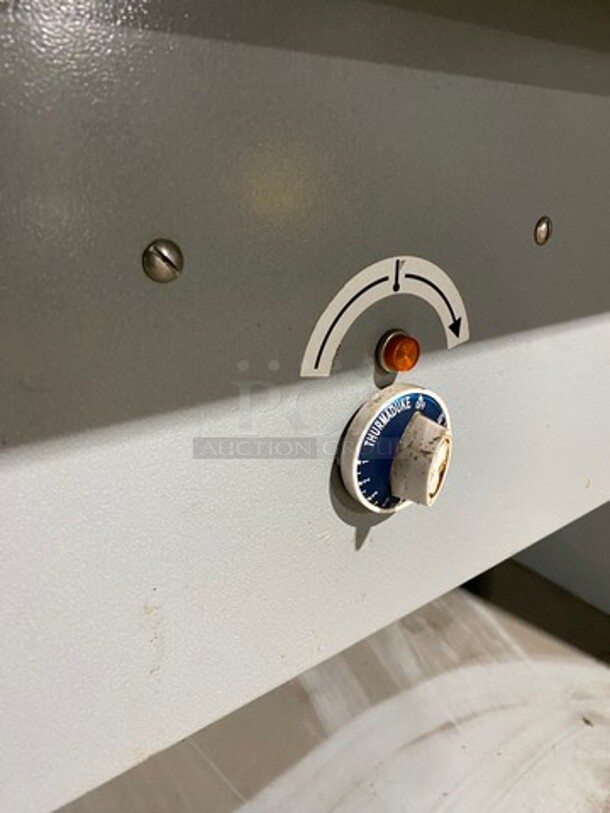 Duke Commercial Electric Powered Single Well Food Warmer Serving Station! With Storage Space Underneath! All Stainless Steel! On Legs! Model: SUBFC206RT SN: 11020184 120V 60HZ 1 Phase - Image 6 of 8