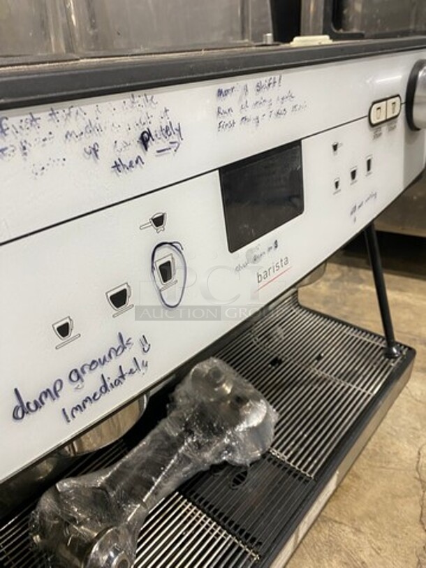 WOW! Dunkin Donuts Edition! Schaerer Commercial Countertop 2 Group Espresso Machine! With Steam Lines! Stainless Steel! On Small Legs! - Image 6 of 11