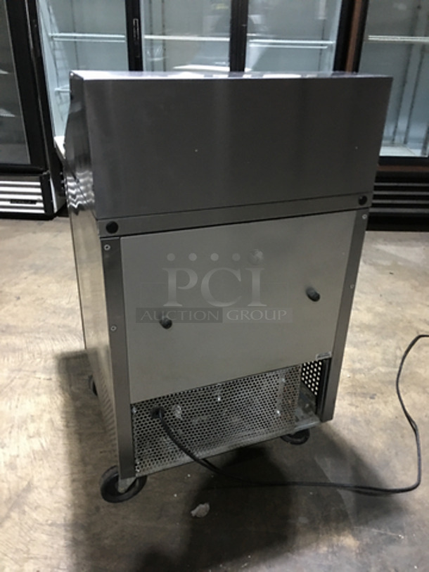 BEAUTIFUL! True Commercial Refrigerated Sandwich Prep Table! With Cutting Board! With Poly Coated Racks! All Stainless Steel! On Casters! Model: TSSU-27-12M-B SN: 14301980 115V 60HZ 1 Phase - Image 3 of 10