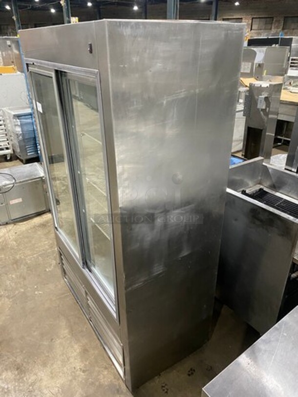 Leader Commercial 2 Door Reach In Refrigerator Merchandiser! With View Through Doors! Poly Coated Racks! All Stainless Steel Body! - Image 3 of 7