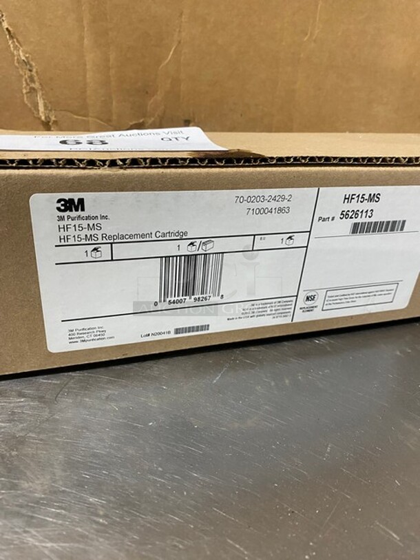 IN THE BOX! 3M Replacement Cartridge for BREW115-MS Coffee Machine Water Filtration System! Model HF15MS Serial 054007982678! - Image 2 of 3