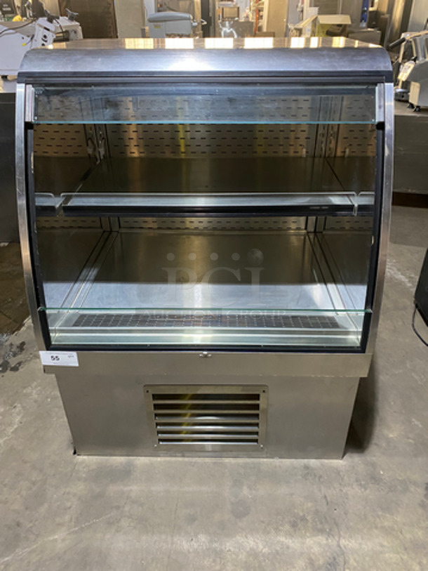 QBD Commercial Refrigerated Open Grab-N-Go Display Case! All Stainless Steel Body! Model: CVR3648SSND SN: NN08D2576 120V 60HZ 1 Phase - Image 1 of 7