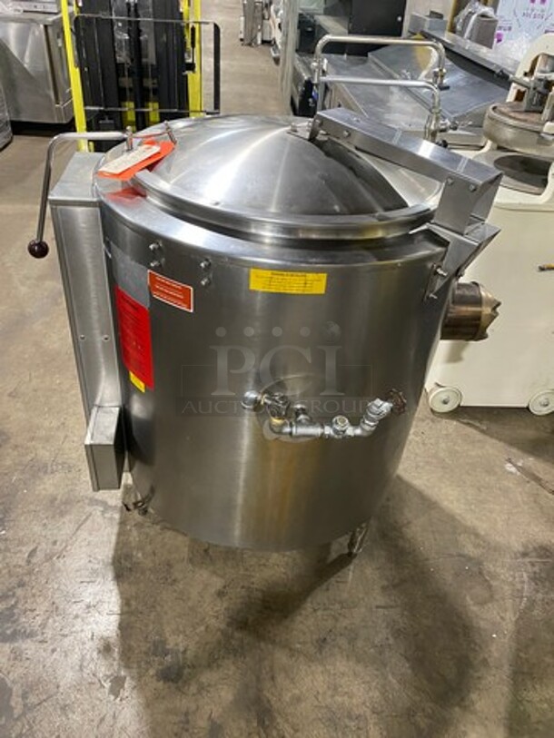 Groen Commercial Natural Gas Powered Soup Kettle! All Stainless Steel! On Legs! - Image 3 of 10