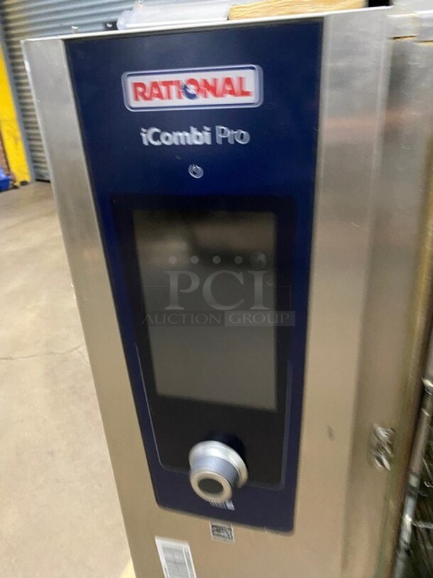 GREAT! 2021 LATE MODEL! Rational Commercial Electric Powered iCombi Pro Combitherm Convection Oven! With View Through Door! All Stainless Steel! LSF100EE.AXXXX!  - Image 6 of 9