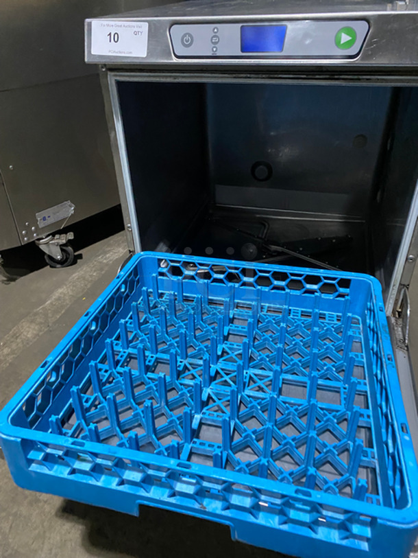 Hobart New Body Style Under The Counter Dishwasher! With Pegged Dish Crate! All Stainless Steel! Model: LXEC SN: 231174165 120V 60HZ 1 Phase - Image 5 of 9