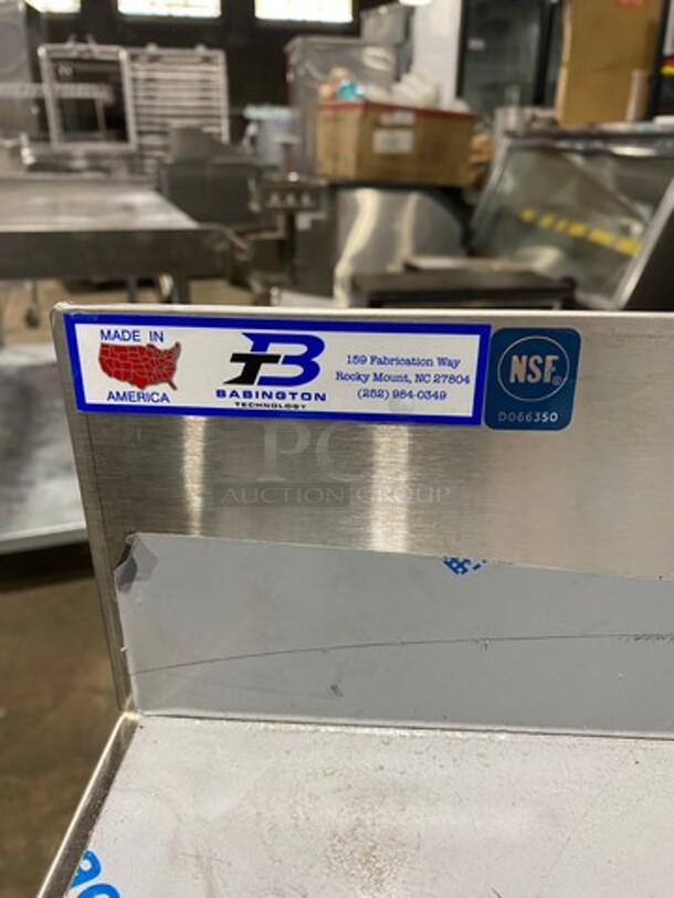 NEW! Commercial Cup Dispenser Stand! With Cup Holders! With Back Splash! Solid Stainless Steel! On Legs! - Image 7 of 8