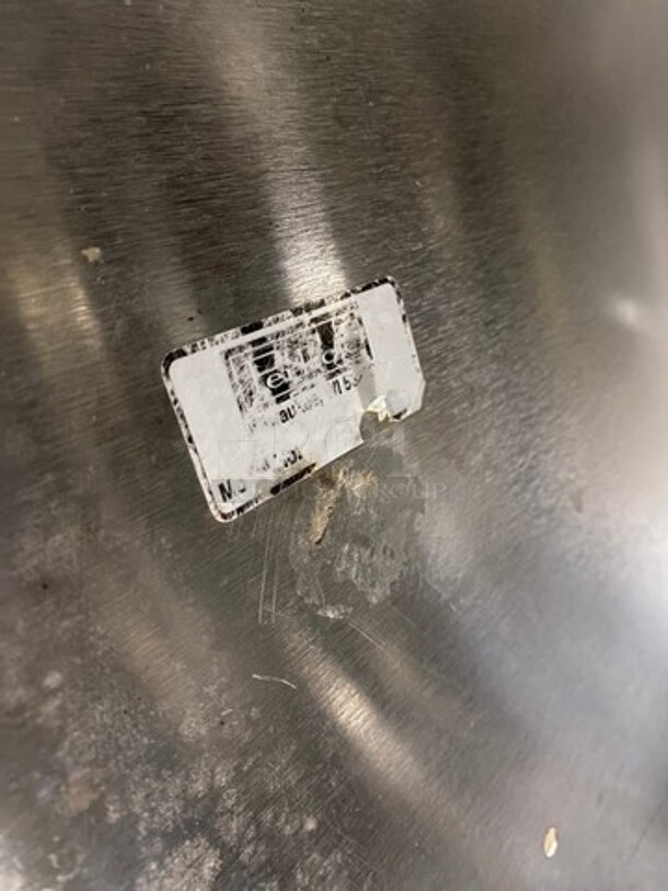 Perlick Under The Counter Drainboard! With Back Splash! With Storage Space Underneath! All Stainless Steel! On Legs! - Image 7 of 7