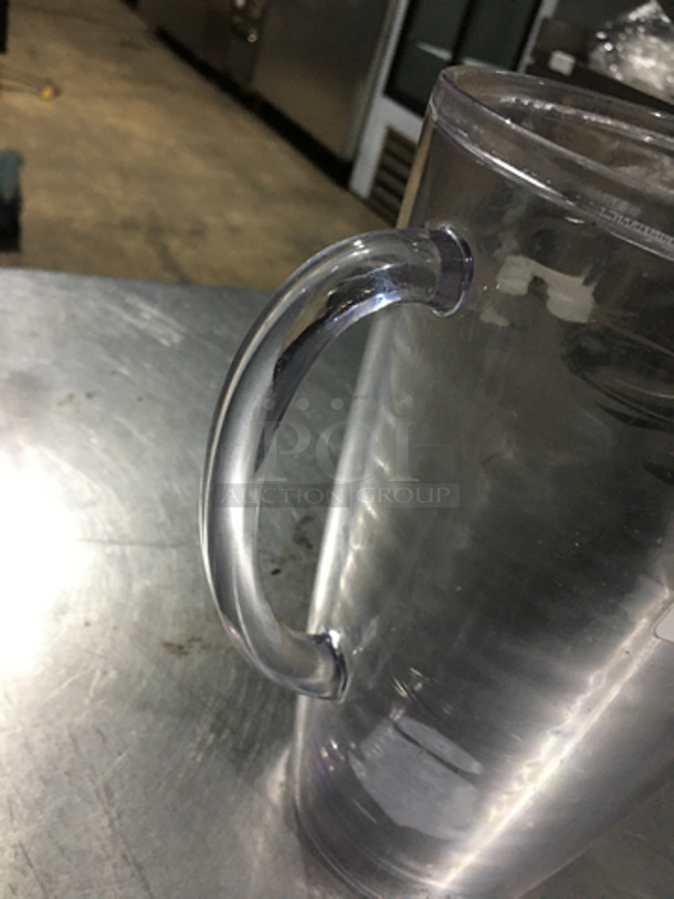 2 Poly Clear Double Wall Pitchers! 2x Your Bid! - Image 4 of 4