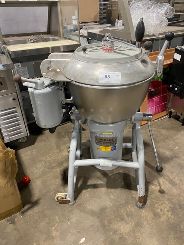 Hobart Commercial Heavy Duty VCM Vertical Cutter/ Mixer/ Mincer! All Stainless Steel! - Item #1112655