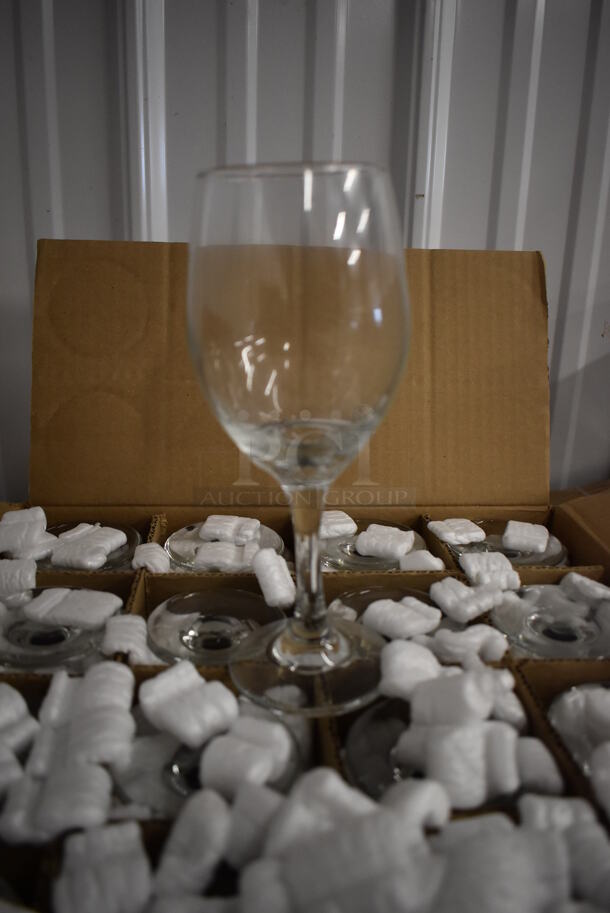 24 BRAND NEW IN BOX! Libbey 3011 Perception 14 oz Tall Goblet Glasses. 3.5x3.5x8. 24 Times Your Bid! - Image 1 of 4