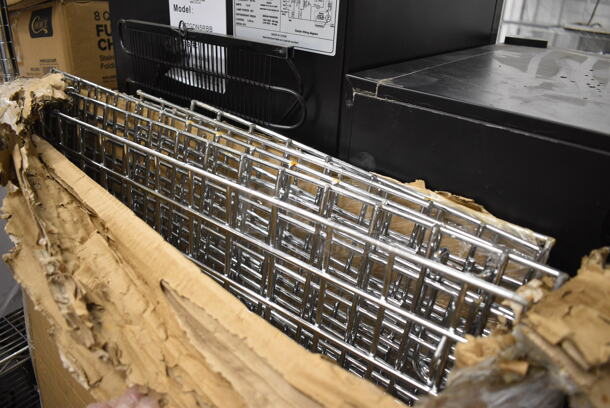 Box of Regency Chrome Finish Liquor Cage Pieces - Image 1 of 5