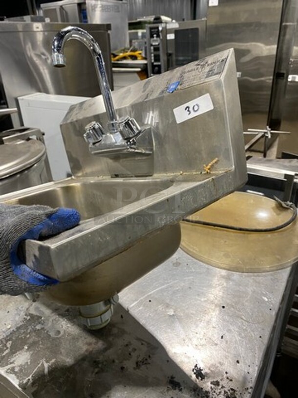 Eagle All Stainless Steel Hand Washing Sink! With Faucet And Handles! - Image 3 of 7