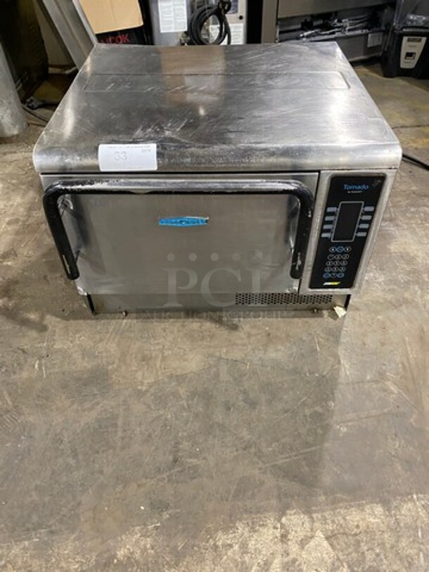 2010 Turbo Chef Commercial Countertop Rapid Cook Oven/ Microwave Oven! All Stainless Steel! Tornado Series Model: NGCD6 SN: NGCD6D06564 208/240V 60HZ 1 Phase