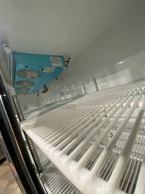 2013 Leader Commercial 4 Door Reach In Cooler Merchandiser! With View Through Doors! Poly Coated Racks! All Stainless Steel! Model: LS96 SN: PW05M0706 115V 60HZ 1 Phase - Image 5 of 8