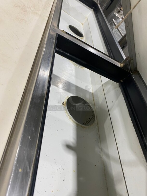 True Commercial Refrigerated Pizza Prep Table! With 2 Door Storage Space Underneath! With Commercial Cutting Board! All Stainless Steel! On Casters! Model: TPP67 SN: 13881450! 115V 1PH! WORKING WHEN REMOVED! - Image 9 of 11