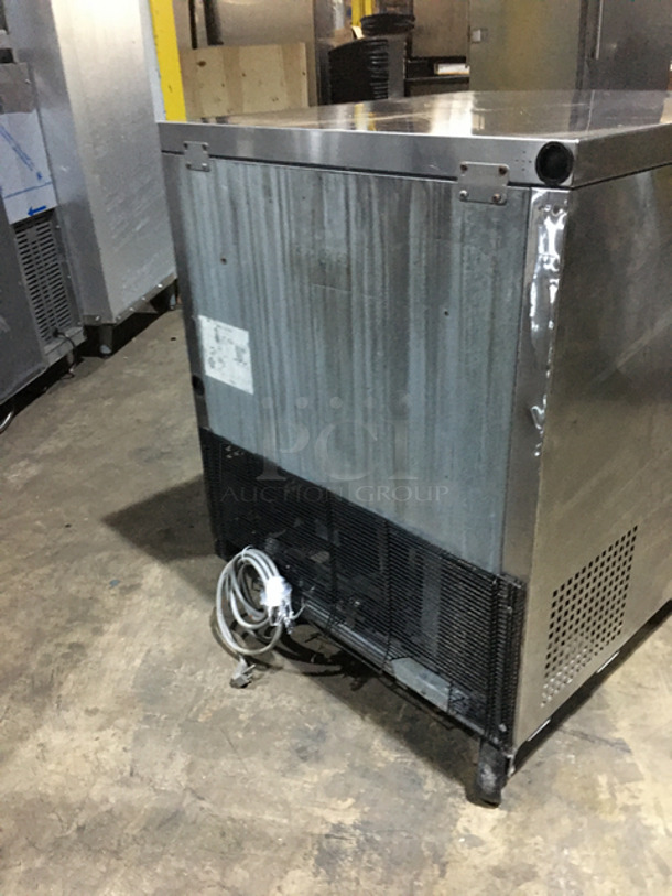 COOL! Turbo Air Refrigerated Single Door Lowboy/Worktop Cooler! All Stainless Steel! On Casters! Model: TUR28SD 115V 60HZ 1 Phase - Image 4 of 7