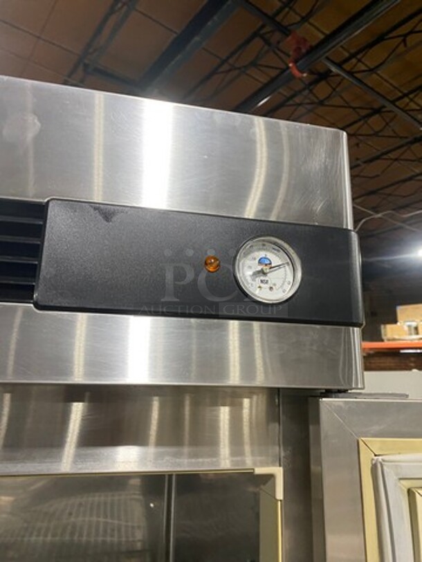 Blue Air Commercial 2 Door Reach In Refrigerator! With Poly Coated Racks! All Stainless Steel! On Casters! Model: BASR2 SN: LTR203040054 115V 60HZ 1 Phase - Image 9 of 10