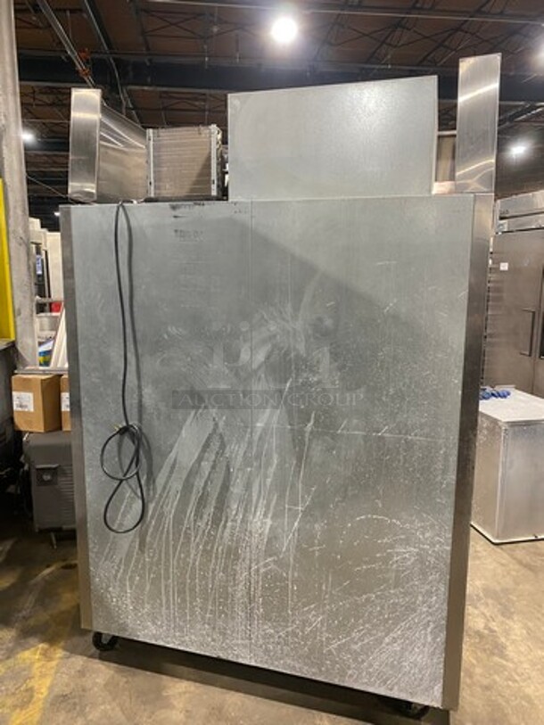 Norlake Commercial 2 Door Reach In Cooler! With Poly Coated Racks! All Stainless Steel! On Casters! Model: NR522SSS SN: 11090413 115V 60HZ 1 Phase  - Image 2 of 8