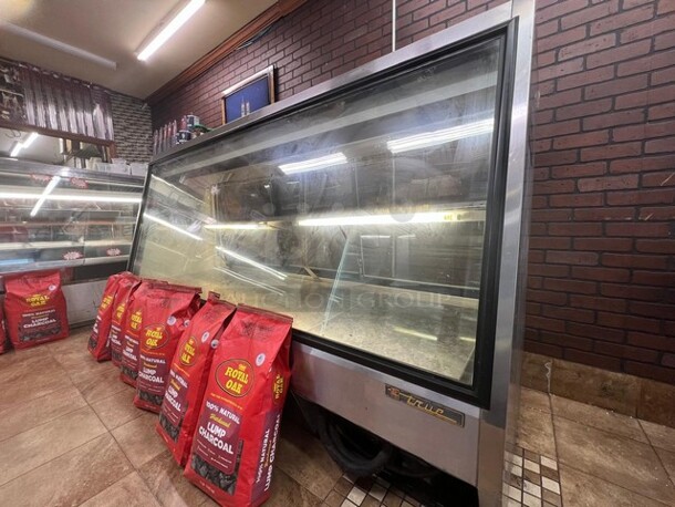  True Commercial Refrigerated Floor Style Meat/Deli Display Case Merchandiser! All Stainless Steel! With Sliding Back Access Doors! Model TDBD963 Serial 7578449! 115V 1Phase! WORKING WHEN REMOVED! - Image 9 of 9