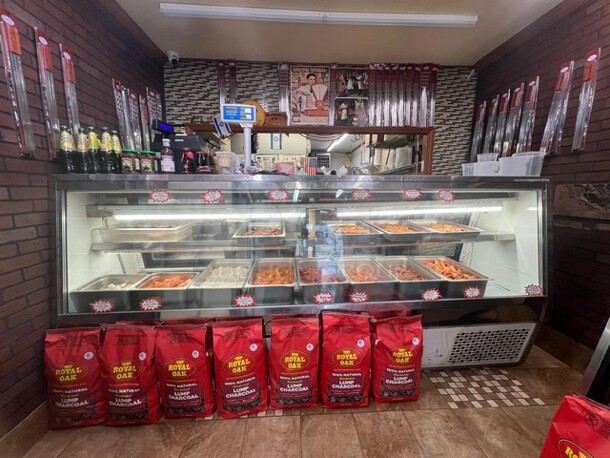 Custom Cool All Stainless Steel Body Commercial Refrigerated 10' Meat Produce/Deli Case Merchandiser! With Cold Refrigerated Storage! With 4 Sliding Back Access Doors! WORKING WHEN REMOVED! - Image 4 of 7