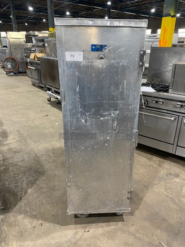 Commercial Single Door Enclosed Pan Rack! Solid Stainless Steel! On Casters! - Image 1 of 6
