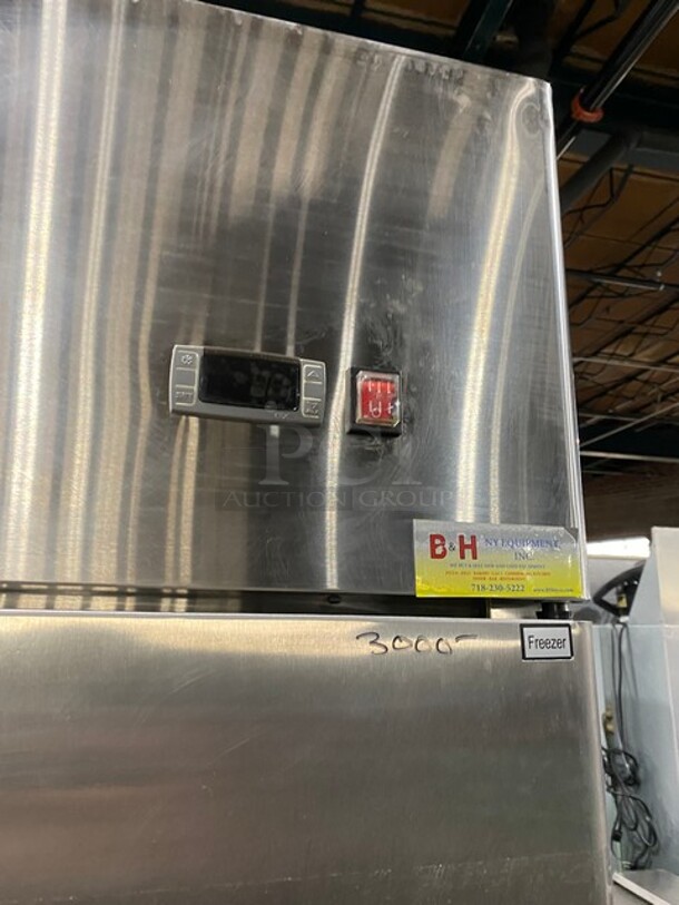 2018 Atosa 3 Door Stainless Steel Freezer! With 9 Racks! On Castors! Working When Removed! MODEL MBF8003 SN: MBF8003AUS100318050800C40004 115V 1PH - Image 9 of 10
