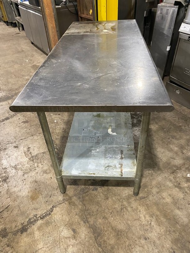 NICE! All Stainless Steel Work/Prep Table! With Underneath Storage Space! On Legs! - Image 2 of 6